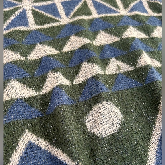 Vintage Benetton Italian Mohair Patterned Sweater - Picture 4 of 5